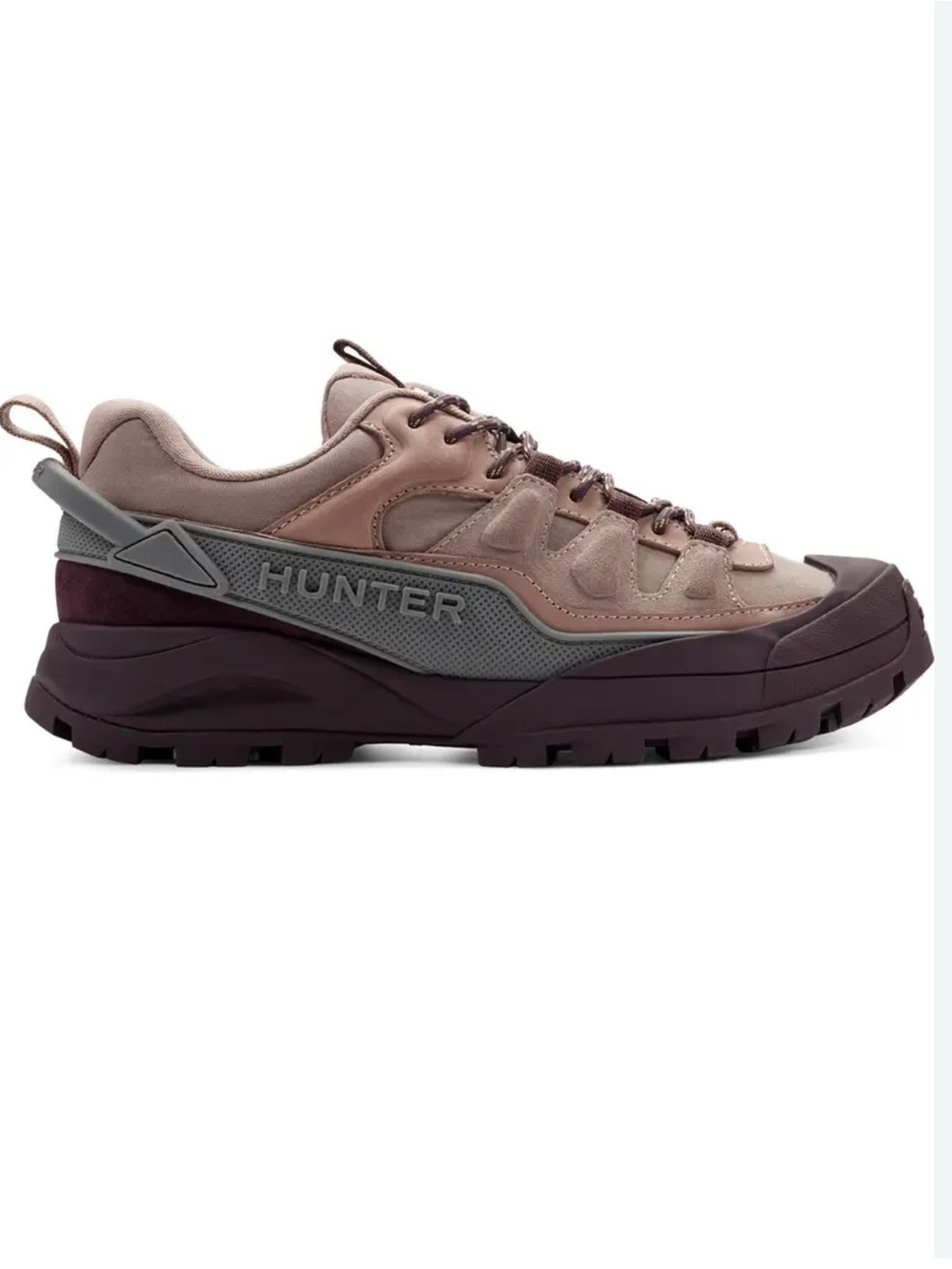 Hunter Women’s Trail Sneaker in Mauve and Plum